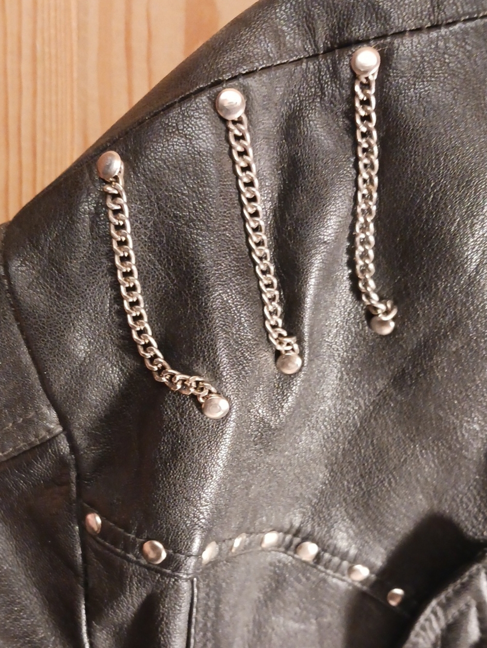 Leather Biker Jacket Women's Small - Picture 5 of 6